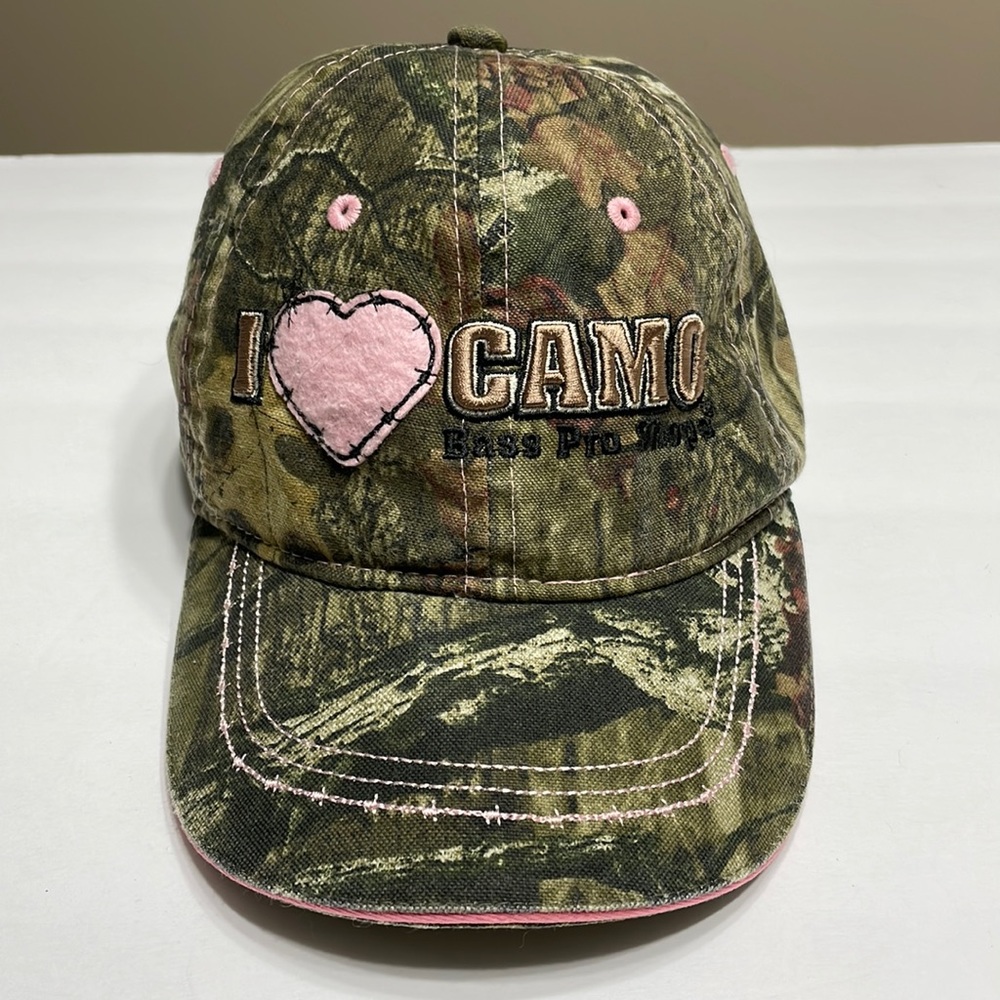 Kids I Love Camo Hat
